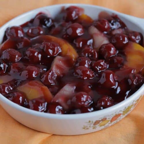 Easy Peach Pineapple Cherry Hot Fruit Compote Flour Child