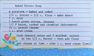 soup recipe cards