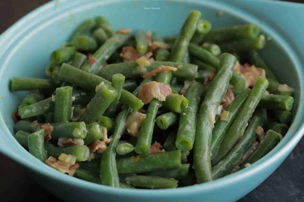 Green Beans Dijon make a tasty side dish Flour Child