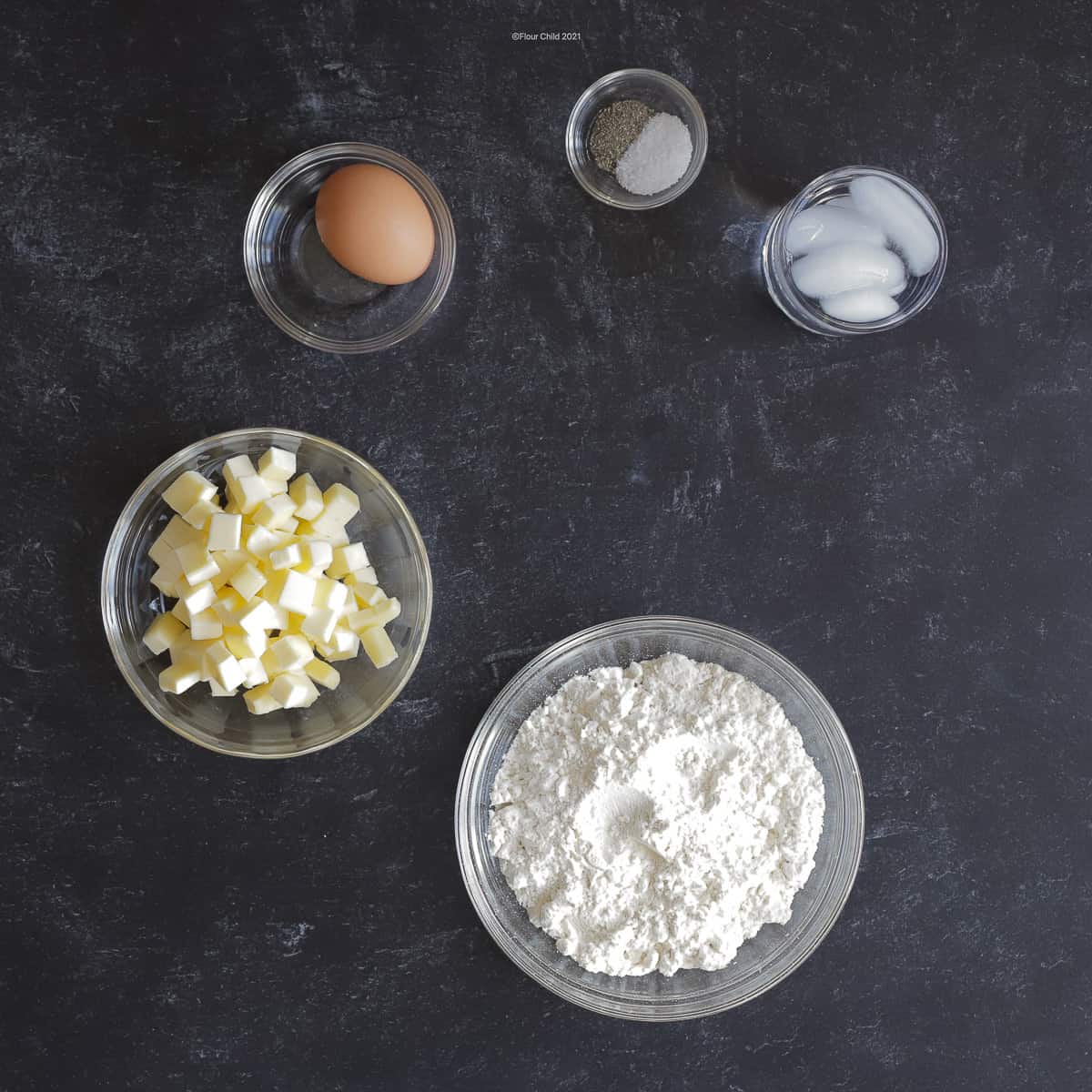 Homemade quiche crust ingredients