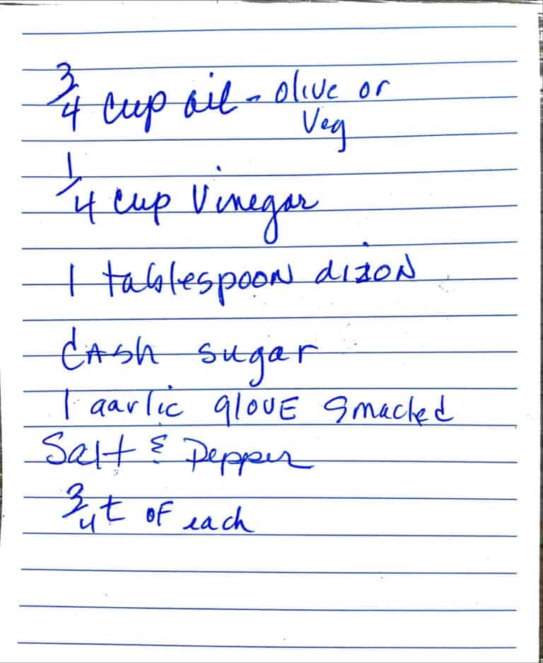 Homemade Vinegar and Oil Salad Dressing Flour Child