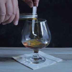 How To Make A B&B Cocktail (Benedictine And Brandy) - Flour Child